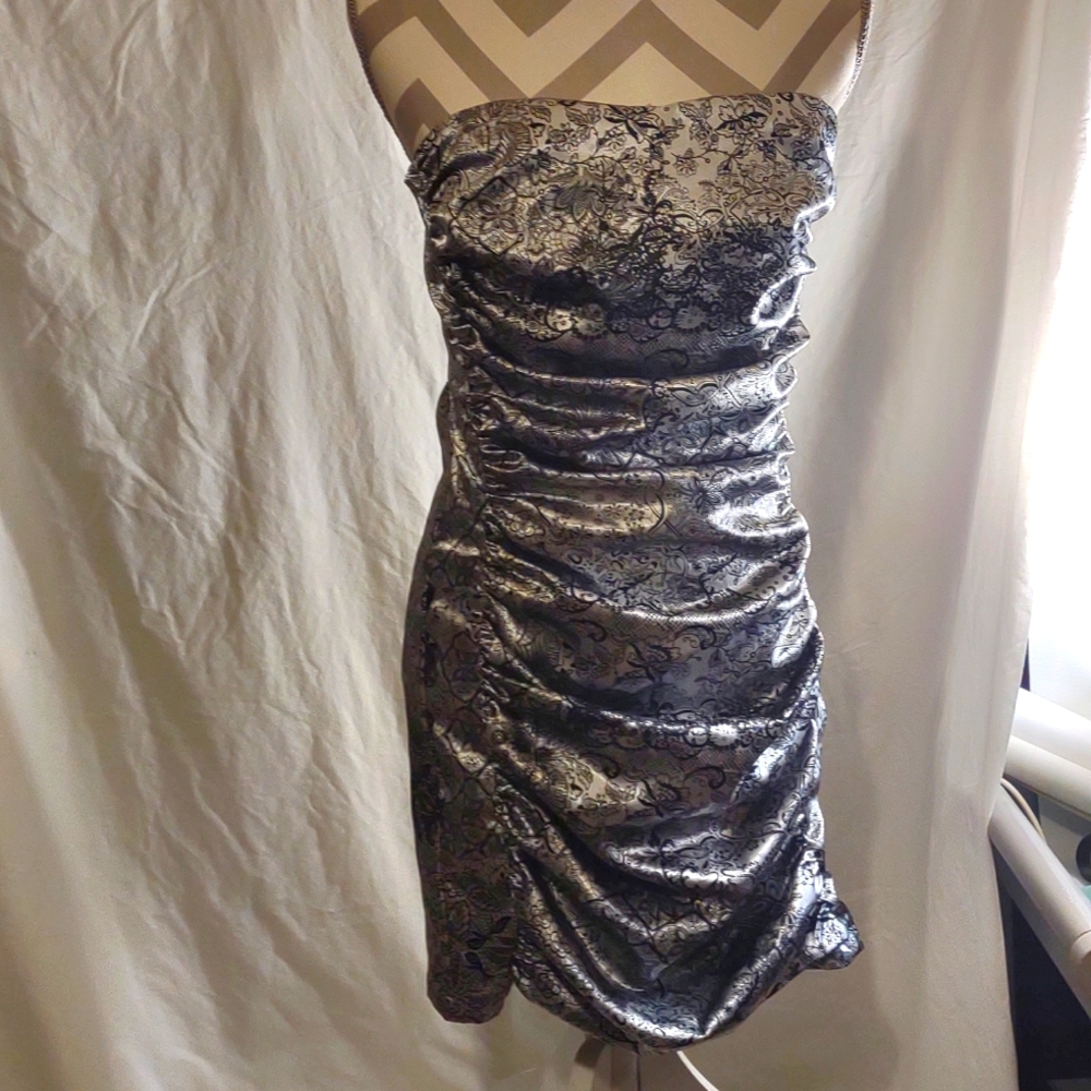 Ruby rox strapless dress size 11 gathered sides